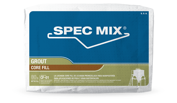 Spec Mix CF-03 Fine Core Fill Grout 80lb Bag
