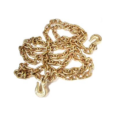 3/8in x 20ft Grade 70 Chain with Hooks