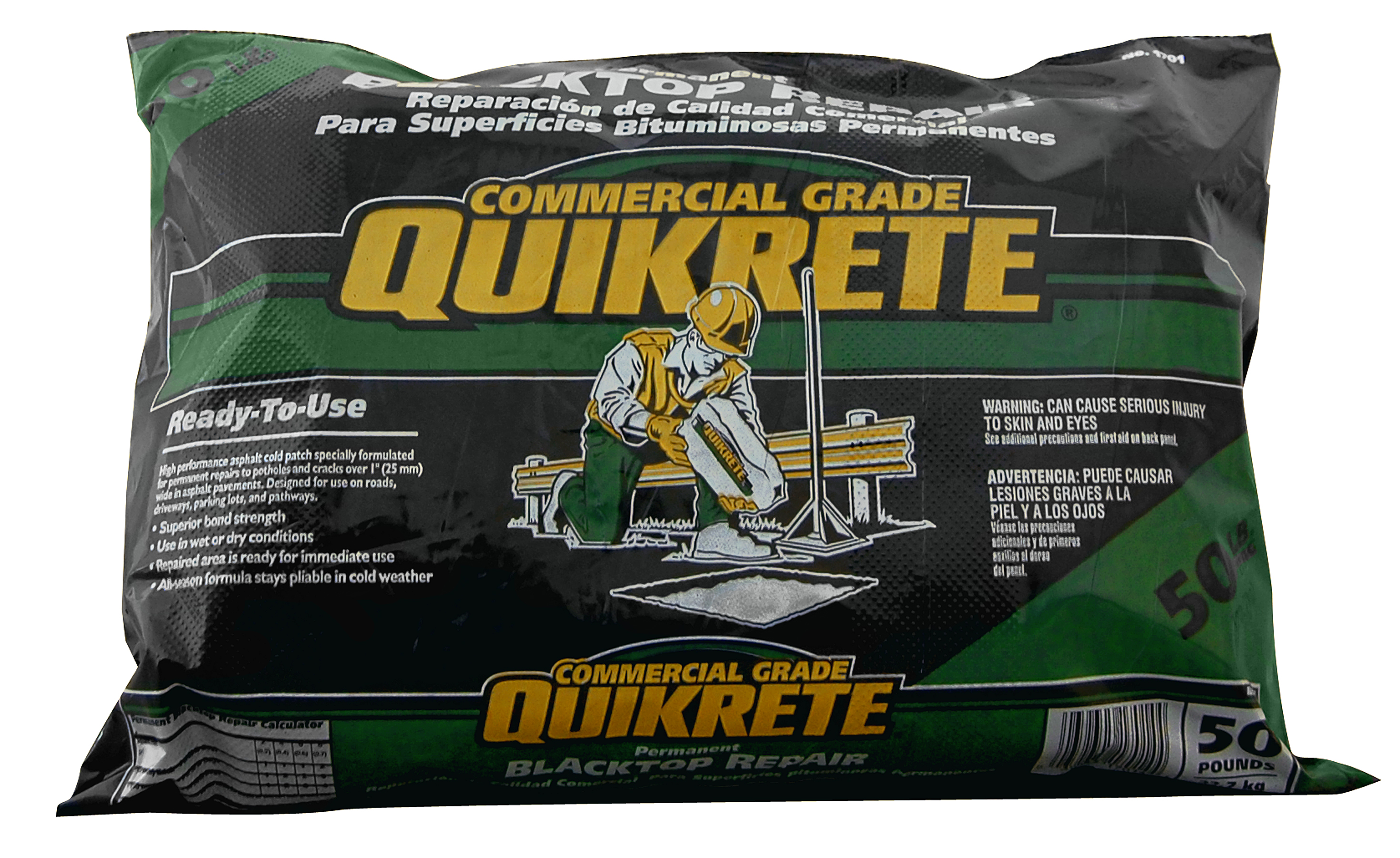 Quikrete High-Performance Blacktop Repair 50lb Bag