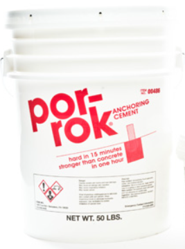 POR-ROK Anchoring Cement 50lb Bucket
