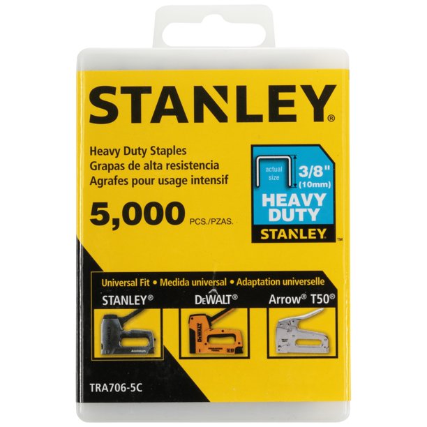 3/8in Heavy Duty Staples 5,000 Pack