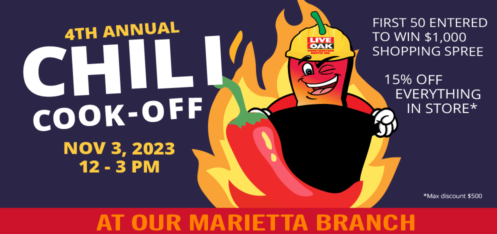 Come to our 4th annual chili cook-off